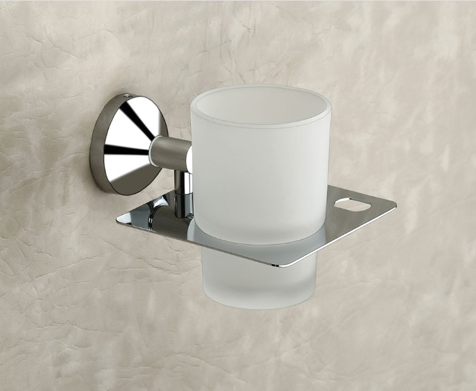 Moon Tumbler Holder Stainless Steel Bathroom Commercial Hotel Spa Wall Mount Heavy-Duty Anti-Rust Waterproof Easy Install Professional Grade Durable Toothbrush Cup Holder Rustproof Hygienic Lunar Design Space Saving Modern Luxury Secure Mounting Stable Re